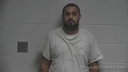 Mugshot of Jorge Eduardo Rivas Mendez booked in Oldham County, Kentucky on September 11, 2026