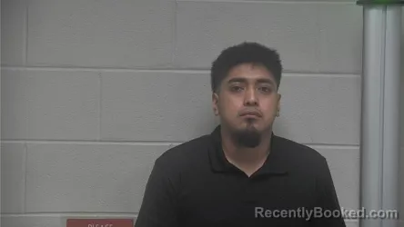 Mugshot of Luis Angel De La Cruz-Abrego booked in Oldham County, Kentucky on September 12, 2026