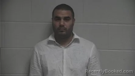 Mugshot of Luis Miguel Guevara Urgelles booked in Oldham County, Kentucky on October 4, 2026