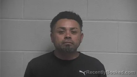 Mugshot of Erick Eduardo Munoz-Vega booked in Oldham County, Kentucky on October 5, 2026