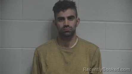 Mugshot of Elier Sanchez Fernandez booked in Oldham County, Kentucky on October 7, 2026