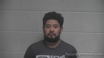 Mugshot of Osmin Gonzalez Barrios booked in Oldham County, Kentucky on October 9, 2026