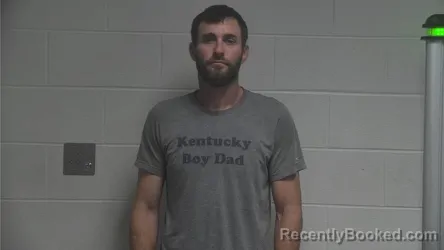 Mugshot of Cory Howard Ginn booked in Oldham County, Kentucky on October 10, 2026