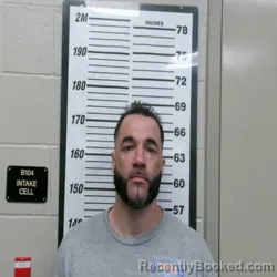 Mugshot of ERIC LEE BURLESON booked in Montgomery County, North Carolina on March 8, 2026