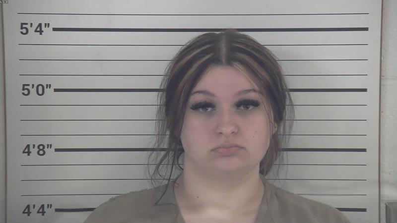 Mugshot of CAYDENCE MARIE REMLEY booked in Pendleton County, Kentucky on March 28, 2026