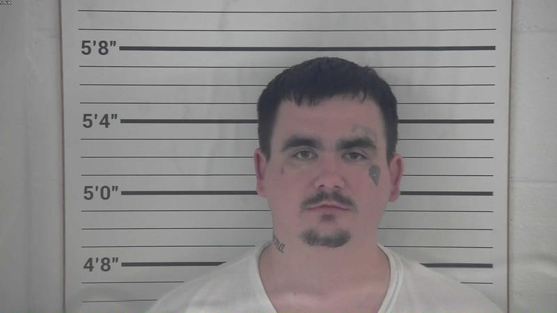 Mugshot of JASON ZACHARY GREEN booked in Pendleton County, Kentucky on July 6, 2026