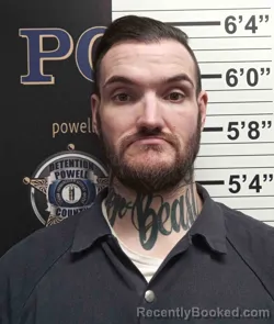 Mugshot of Brandon Williams booked in Powell County, Kentucky on September 14, 2026