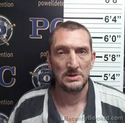 Mugshot of TERRY THARPE booked in Powell County, Kentucky on April 8, 2026