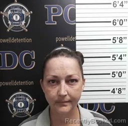 Mugshot of STEPHANIE NOLAN booked in Powell County, Kentucky on April 10, 2026