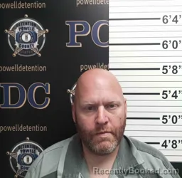Mugshot of BENJAMIN THOMPSON booked in Powell County, Kentucky on July 8, 2026