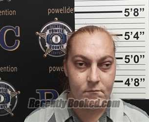 Booking photo from Powell County, Kentucky