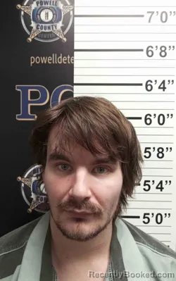 Mugshot of SEAN BLACKBURN booked in Powell County, Kentucky on April 9, 2026