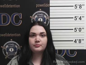 Mugshot of BETHANY BAILEY booked in Powell County, Kentucky on April 24, 2026