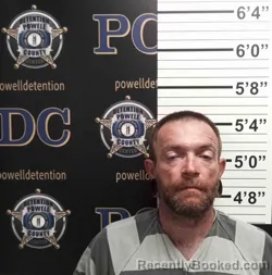 Mugshot of JUSTIN CAMPBELL booked in Powell County, Kentucky on April 29, 2026