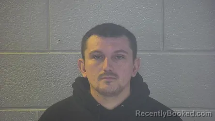 Mugshot of Brandon Thomas Stevens booked in Pulaski County, Kentucky on October 15, 2026