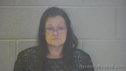 Mugshot of Christy June Savage booked in Pulaski County, Kentucky on October 21, 2026