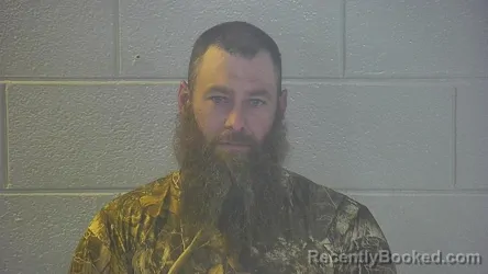 Mugshot of Dustin Kent Luttrell booked in Pulaski County, Kentucky on October 23, 2026