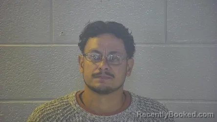 Mugshot of Jesse Adrian Rivera booked in Pulaski County, Kentucky on October 9, 2026