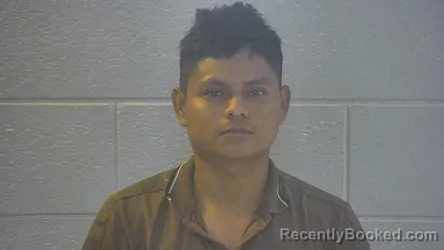 Mugshot of Santos Putul-Caal booked in Pulaski County, Kentucky on August 17, 2026
