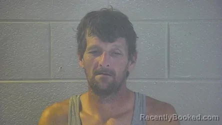 Mugshot of Travis Alan Rhoades booked in Pulaski County, Kentucky on August 20, 2026