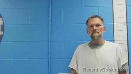 Mugshot of Chad Everett Mahaffey booked in Rockcastle County, Kentucky on September 12, 2026
