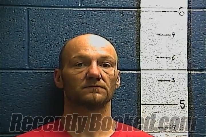 Booking photo from Rockcastle County, Kentucky