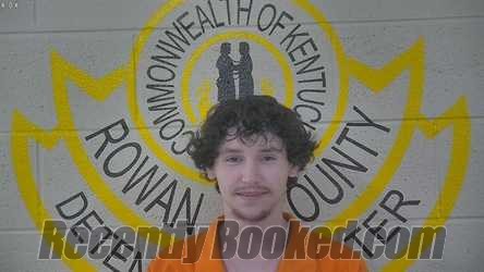 Booking photo from Rowan County, Kentucky