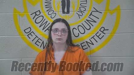 Booking photo from Rowan County, Kentucky