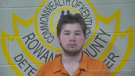 Mugshot of Austin Wilburn booked in Rowan County, Kentucky on August 27, 2026