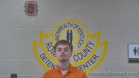 Mugshot of Bryson Crider booked in Rowan County, Kentucky on September 8, 2026
