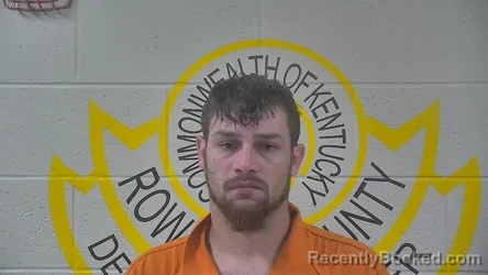 Mugshot of BRIAN HALL booked in Rowan County, Kentucky on April 25, 2026