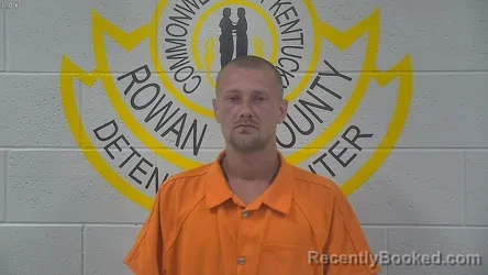 Mugshot of BRANDON R HOWARD booked in Rowan County, Kentucky on July 3, 2026