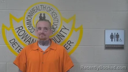 Mugshot of BRANDON SCOTT booked in Rowan County, Kentucky on March 31, 2026