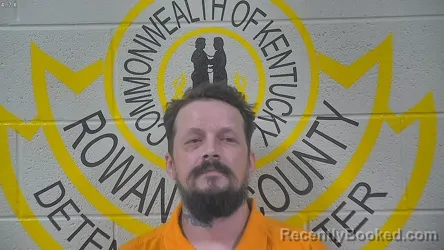 Mugshot of Carlos Doyle Cox booked in Rowan County, Kentucky on October 3, 2026