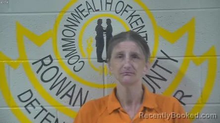 Mugshot of Candy Mancini booked in Rowan County, Kentucky on October 3, 2026