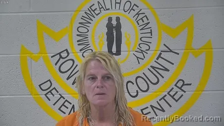 Mugshot of Christa Rose Webb booked in Rowan County, Kentucky on August 3, 2026