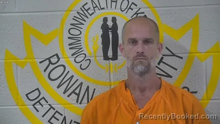 Mugshot of James L Ballard booked in Rowan County, Kentucky on August 27, 2026