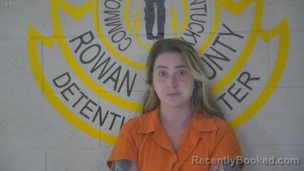 Mugshot of Jessica Lynn Carrier booked in Rowan County, Kentucky on August 2, 2026