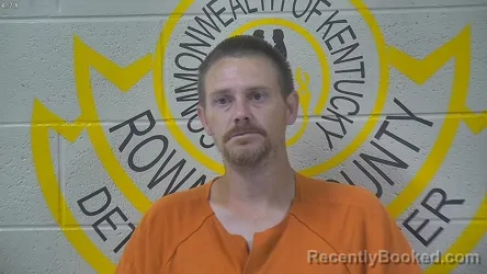 Mugshot of Jonathan Gore booked in Rowan County, Kentucky on October 4, 2026