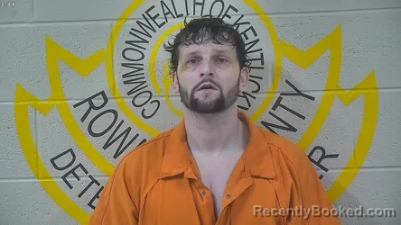 Mugshot of John Hall booked in Rowan County, Kentucky on September 3, 2026