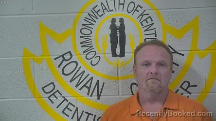 Mugshot of James Mitchell booked in Rowan County, Kentucky on August 31, 2026