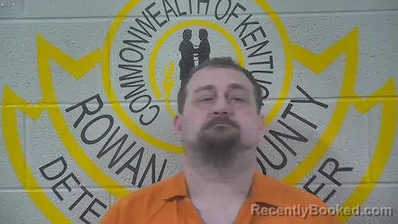 Mugshot of Kenneth Browning booked in Rowan County, Kentucky on October 8, 2026