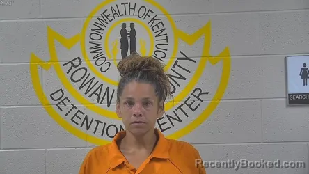 Mugshot of Kendra Tucker booked in Rowan County, Kentucky on August 23, 2026