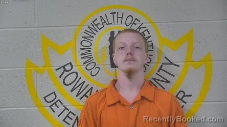 Mugshot of Landon Helton booked in Rowan County, Kentucky on August 17, 2026