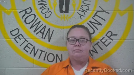 Mugshot of MICHELLE FYFFE booked in Rowan County, Kentucky on April 12, 2026