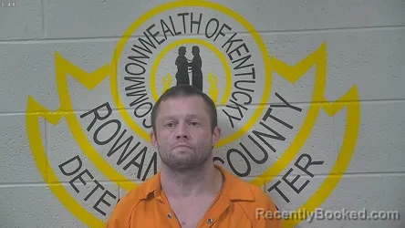 Mugshot of Michael Hendley booked in Rowan County, Kentucky on August 21, 2026