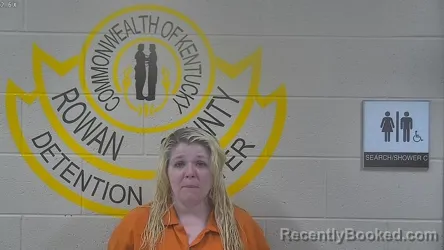 Mugshot of NIKKI CROSSWHITE booked in Rowan County, Kentucky on March 31, 2026