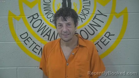 Mugshot of Robert E Adams booked in Rowan County, Kentucky on August 5, 2026