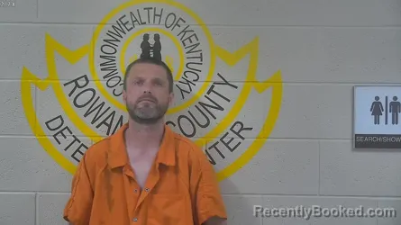 Mugshot of STEVEN D BARKER booked in Rowan County, Kentucky on April 2, 2026