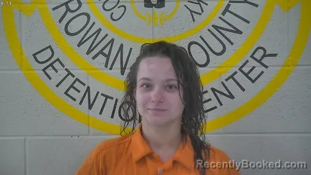 Mugshot of Sierra Dawn Crow booked in Rowan County, Kentucky on October 8, 2026